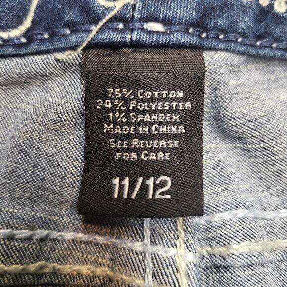 Ariya Jeans Jeans Womens 12 Blue Stretch Straight Leg Medium Wash Denim - Picture 4 of 12